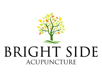 Bright Side Acupuncture logo design by jetzu