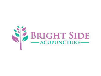 Bright Side Acupuncture logo design by mhala