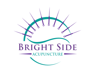 Bright Side Acupuncture logo design by aldesign