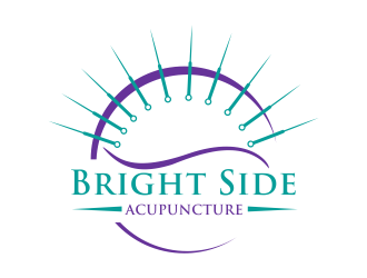 Bright Side Acupuncture logo design by aldesign