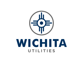 Wichita Utilities  logo design by Lafayate