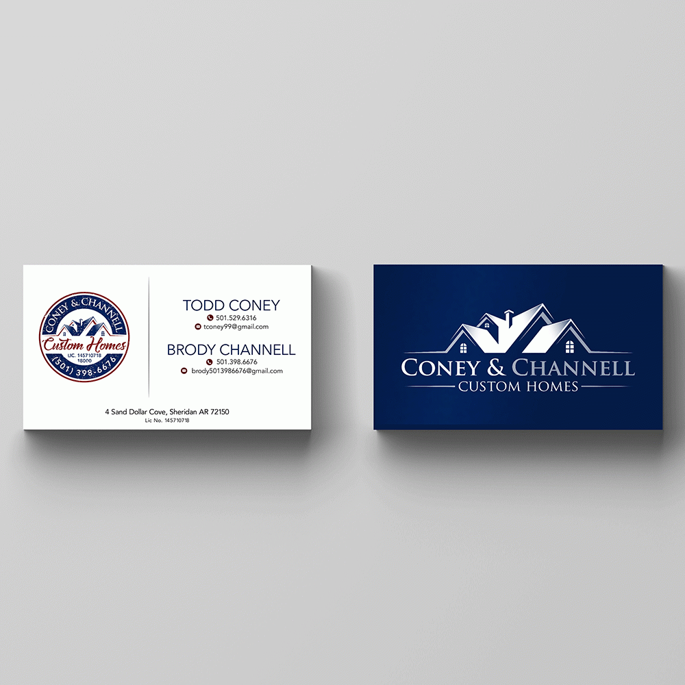 Coney and Channell custom homes  logo design by lestatic22