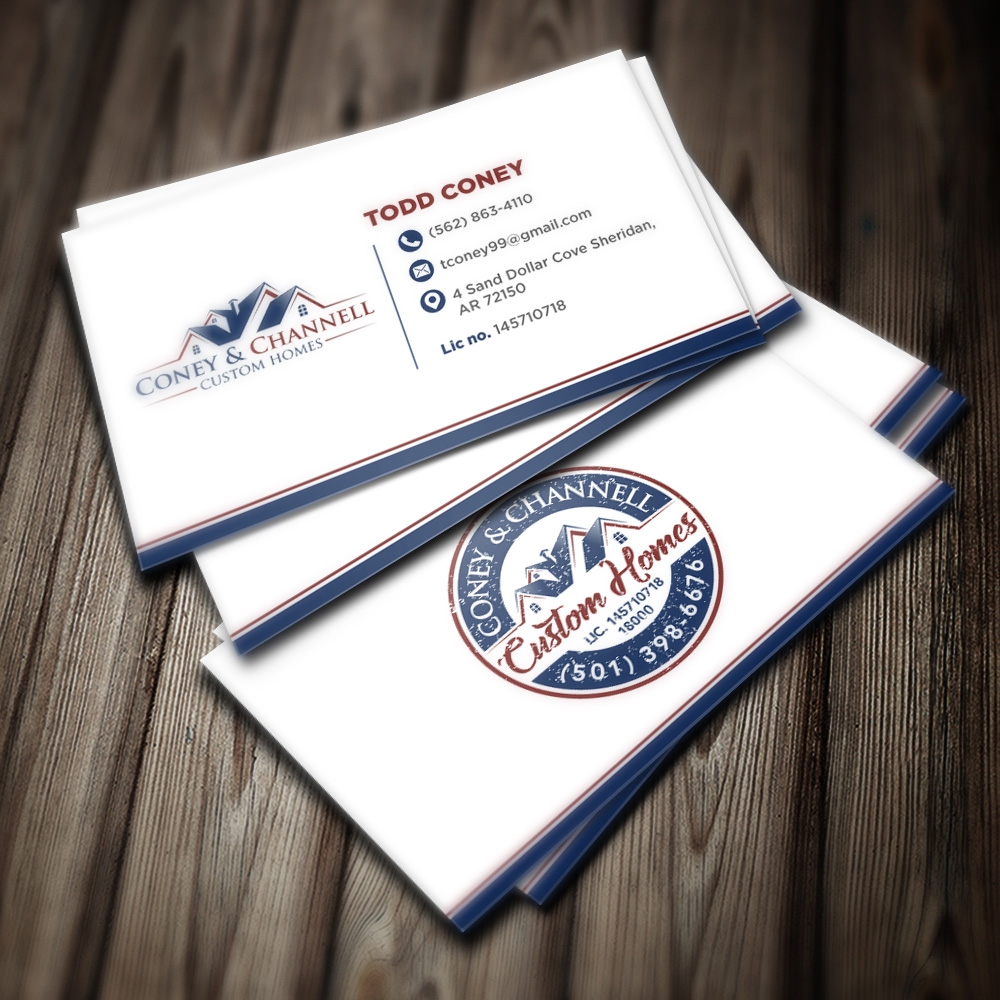 Coney and Channell custom homes  logo design by scriotx