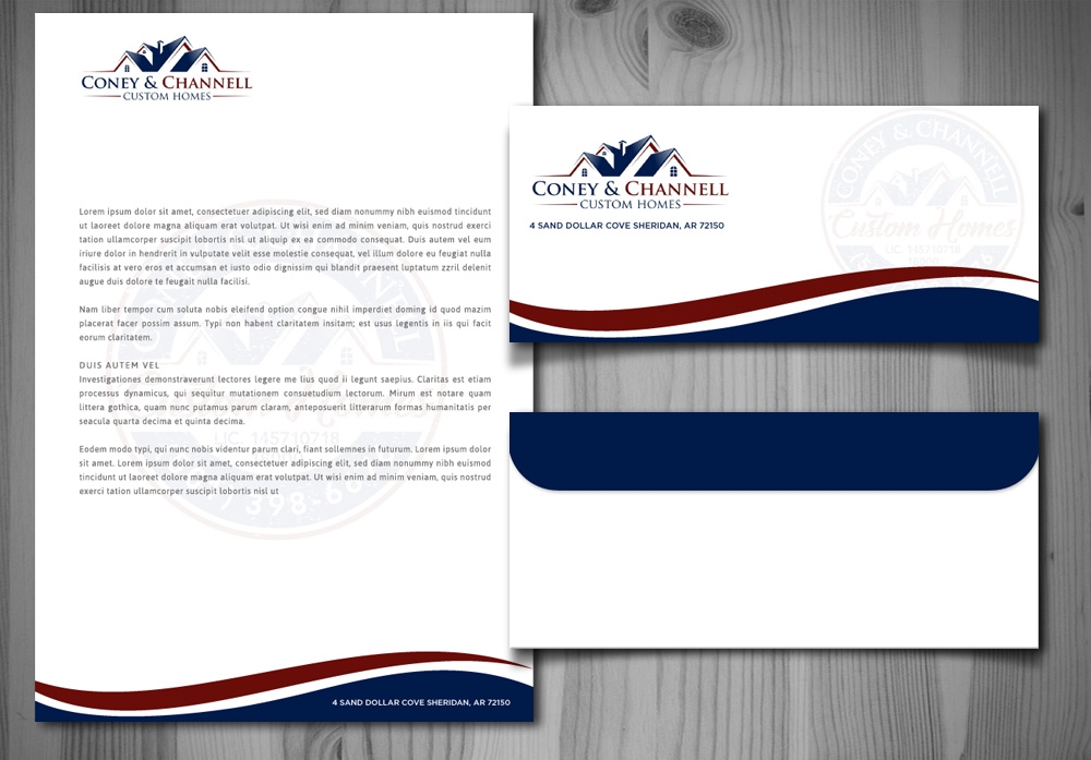 Coney and Channell custom homes  logo design by scriotx