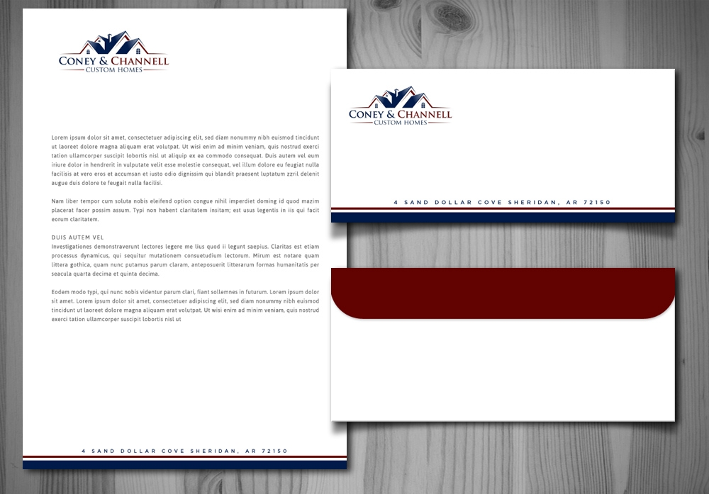 Coney and Channell custom homes  logo design by scriotx