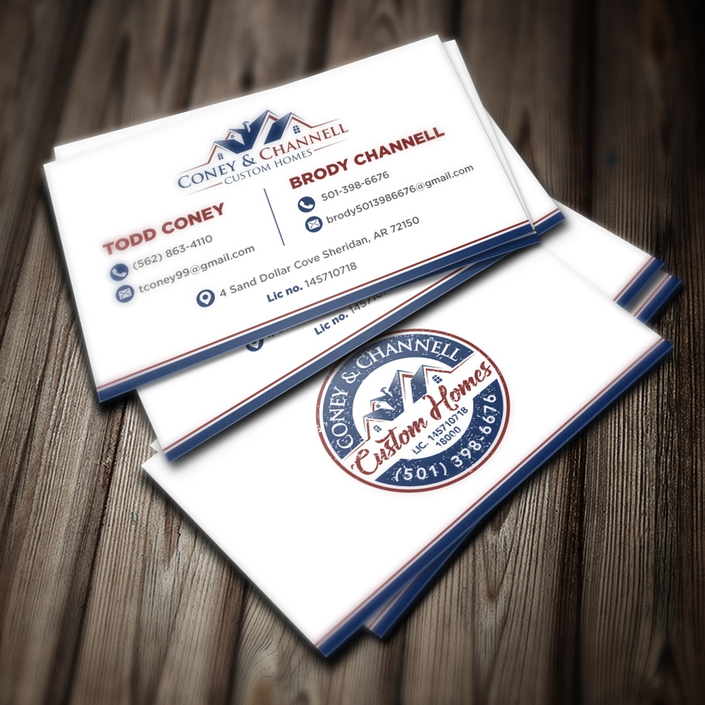 Coney and Channell custom homes  logo design by scriotx