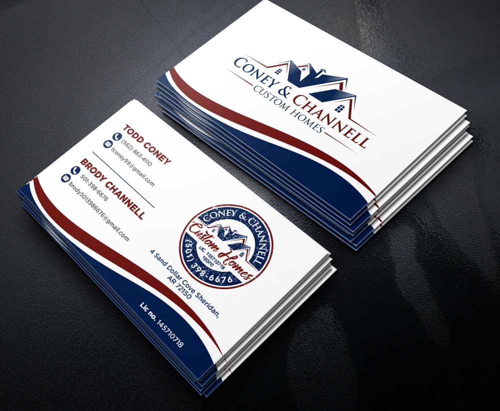 Coney and Channell custom homes  logo design by scriotx