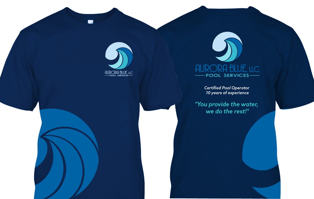 Aurora Blue, LLC logo design by SOLARFLARE