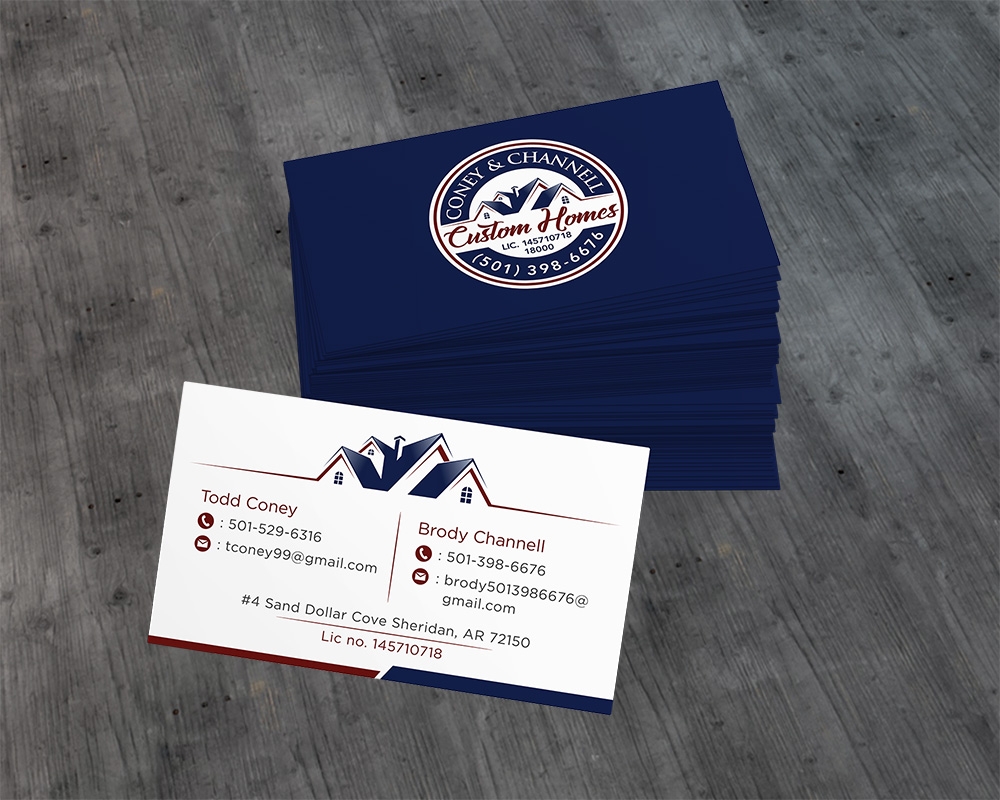 Coney and Channell custom homes  logo design by suraj_greenweb