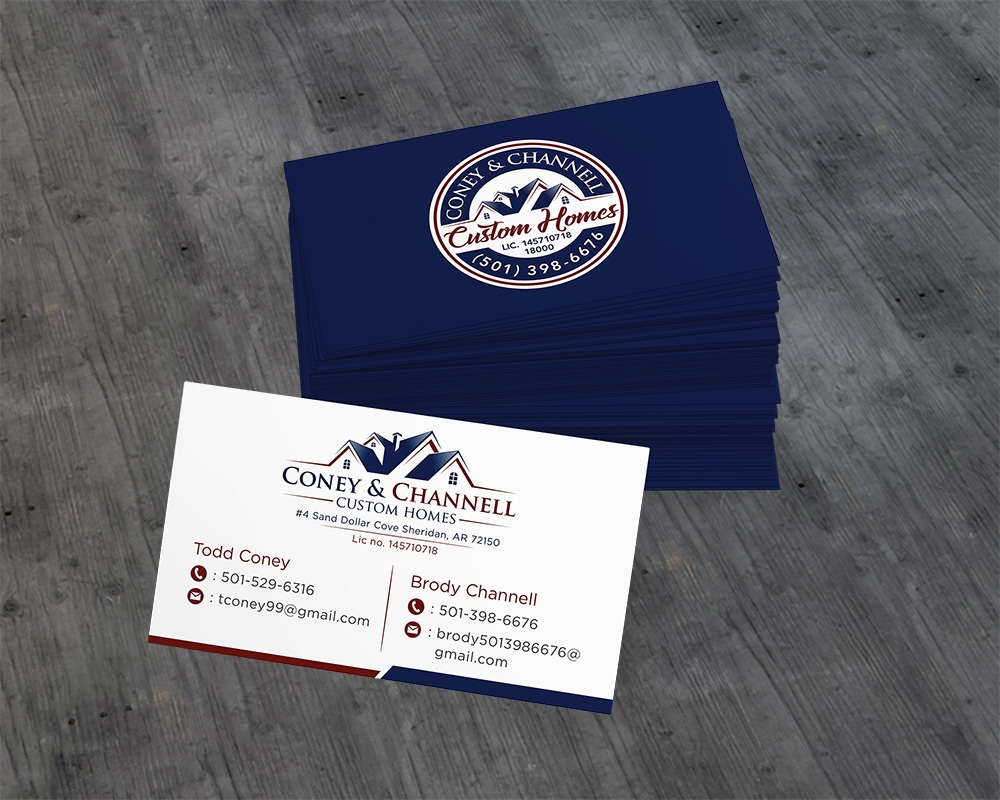 Coney and Channell custom homes  logo design by suraj_greenweb