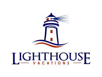 Lighthouse Vacations logo design by done