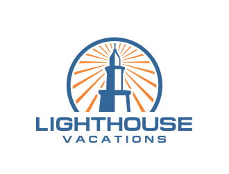 Lighthouse Vacations logo design by AisRafa