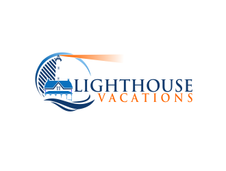 Lighthouse Vacations logo design by bosbejo