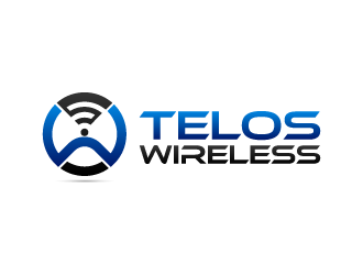 Telos Wireless logo design by BrightARTS