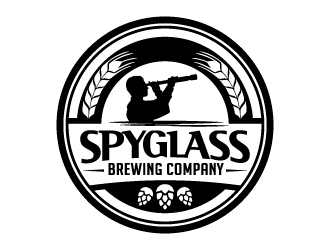 Spyglass Brewing Company logo design by jaize