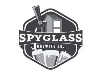 Spyglass Brewing Company logo design by dchris