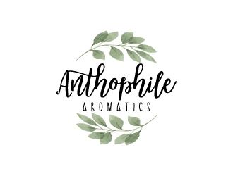 A N T H O P H I L E Aromatics  logo design by dchris