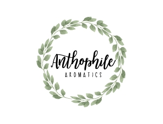 A N T H O P H I L E Aromatics  logo design by dchris