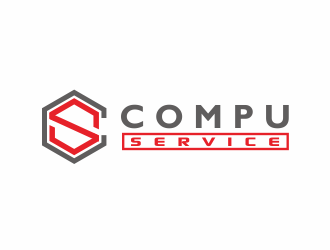 Compu Service logo design by Louseven