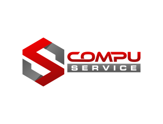Compu Service logo design by ubai popi