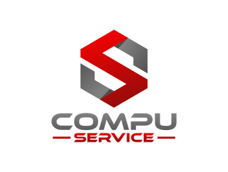 Compu Service logo design by ubai popi