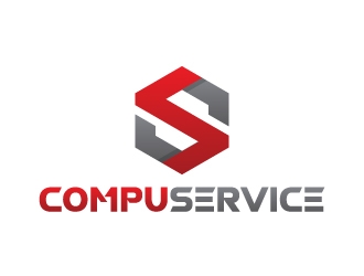 Compu Service logo design by Kewin