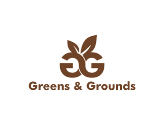 Greens & Grounds logo design by johana