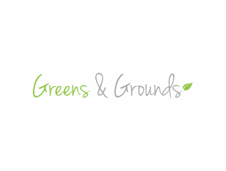 Greens & Grounds logo design by hopee