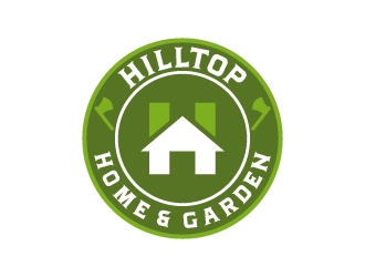 Hilltop Home & Garden logo design by dchris