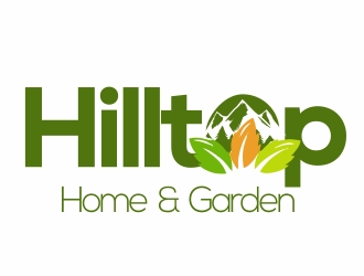 Hilltop Home & Garden logo design by nikkiblue