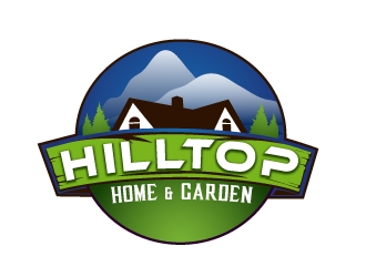 Hilltop Home & Garden logo design by tec343