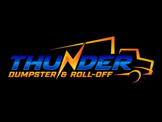 Thunder Dumpster & Roll-off logo design by jaize