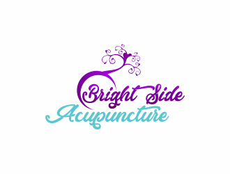 Bright Side Acupuncture logo design by ROSHTEIN