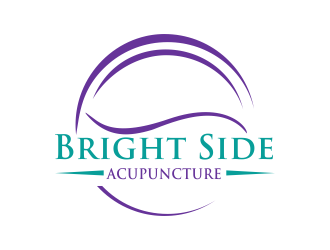 Bright Side Acupuncture logo design by aldesign