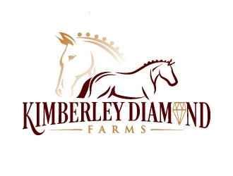 Kimberley Diamond Farms logo design by jaize