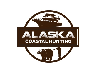 Alaska Coastal Hunting logo design by KHAI