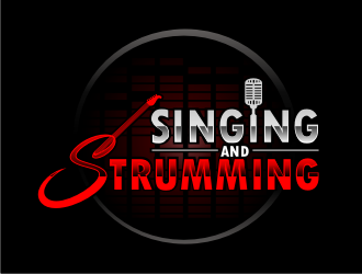 Singing and Strumming logo design by coco