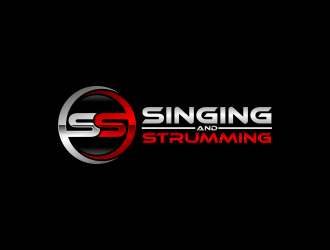 Singing and Strumming logo design by ubai popi