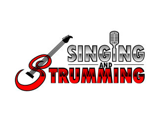 Singing and Strumming logo design by coco