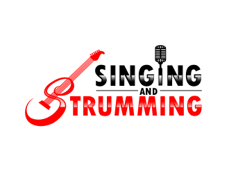 Singing and Strumming logo design by coco