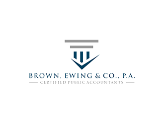 Brown, Ewing & Co., P.A.        Certified Public Accountants logo design by checx