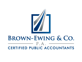 Brown, Ewing & Co., P.A.        Certified Public Accountants logo design by akilis13