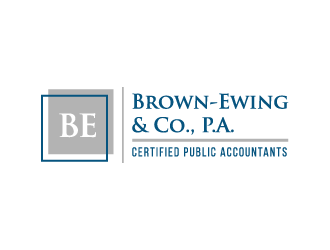 Brown, Ewing & Co., P.A.        Certified Public Accountants logo design by akilis13