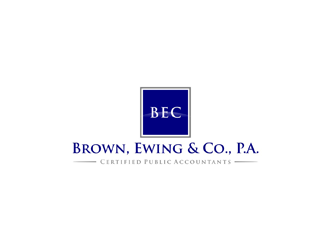 Brown, Ewing & Co., P.A.        Certified Public Accountants logo design by ndaru