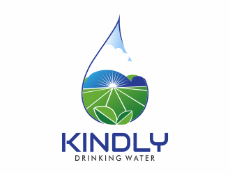 Kindly Drinking Water logo design by mletus