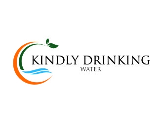 Kindly Drinking Water logo design by jetzu