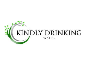 Kindly Drinking Water logo design by jetzu