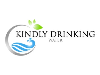 Kindly Drinking Water logo design by jetzu