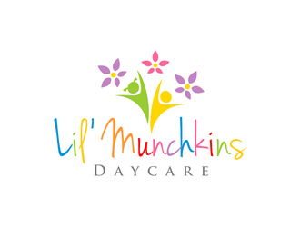 Lil’ Munchkins Daycare logo design by haze