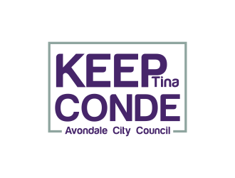 Keep Tina Conde Avondale City Council logo design by IrvanB